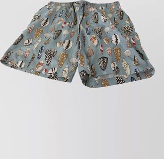 Dolce & Gabbana shell print swim shorts