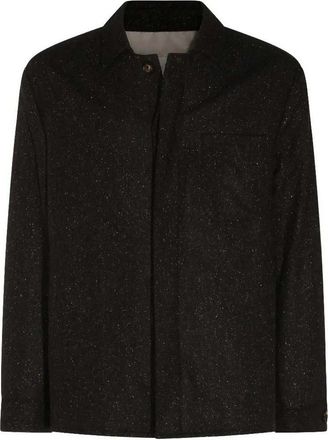 Eleventy Over Shirt Jacket Brown