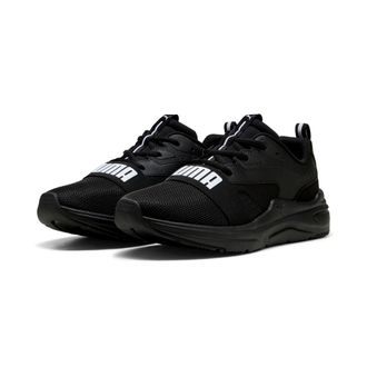 Puma Sneaker PUMA SOFTRIDE WIRED 2, Damen, Gr. 42,5, schwarz-weiss (puma schwarz, puma wei&szlig;), Textil, Schuhe Sneaker