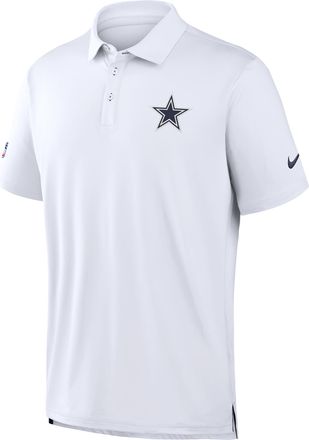 Nike Dallas Cowboys Tour Nike Mens Dri-FIT NFL Polo in White | 04PF081K7RD-3N3