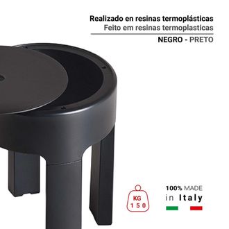 Gedy Gedy - 10731400000 Newbox Taburete Negro - Ref: 10731400000