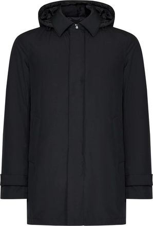 Herno Zwarte Gore-Tex Donsjas - Heren - Winterjassen - Zwart - XS - Polyester - Jassen
