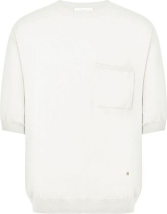 Moschino T-shirt a maglia fine - Bianco