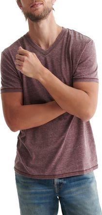 Lucky Brand Venice Burnout V-Neck T-Shirt in Port Royal at Nordstrom, Size Xx-Large