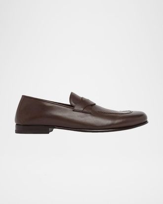 Tom Ford Men & apos;s Gigi Leather Twisted-Band Penny Loafers
