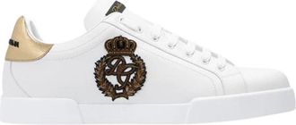 Dolce & Gabbana Portofino sneakers - Heren - Sneakers - Wit - 39 EU - Leer - Schoenen