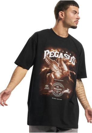 Mister Tee Mens Pegasus Oversize Tee T-Shirt, Black, M