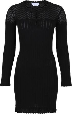 Alexander McQueen Gebreide Minijurk - Dames - Kleedjes - Zwart - S - Kleedjes