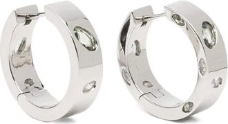 Darkai Darkai, Accessoires, Heren, Grijs, ONE Size, Hoepeloorbellen