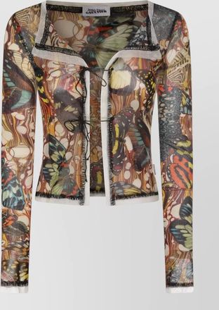 Jean Paul Gaultier printed blouse