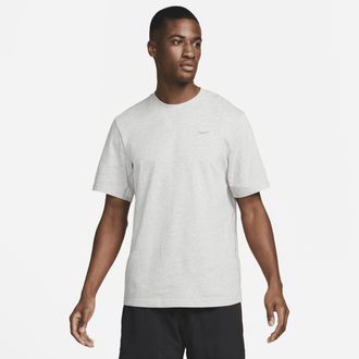 Nike Mens Primary Dri-FIT Short-Sleeve Versatile Top in Grey | DV9831-097