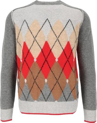 Ballantyne Jersey de Lana 7 Gauge - Knitwear - Hombre - Multicolor - 2XL