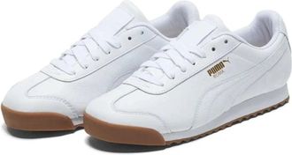 Puma Mens Puma Roma Classic 366408-01 Sneakers White Leather Casual Shoes RHS6832