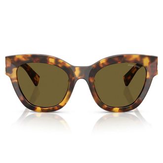 Miu Miu Sunglasses Mu01 Ys 14 L09 Z Honey Brown/Dark Brown Women
