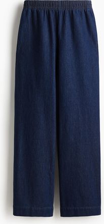 H&M Schlupfhose aus Denim - Blue