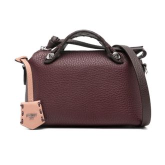 Fendi Mini By The Way Soft Selleria Tote Bag - Dames - Handtassen - Rood - ONE Size - Leer - Tassen