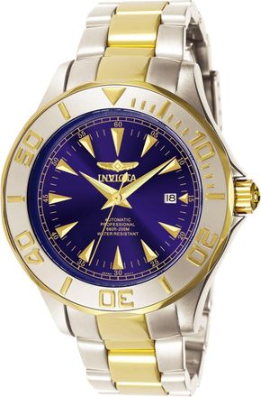 Invicta Signature 7038 Heren Horloge - Automatisch Uurwerk - Roestvrij Staal met blauwe Wijzerplaat - 47mm