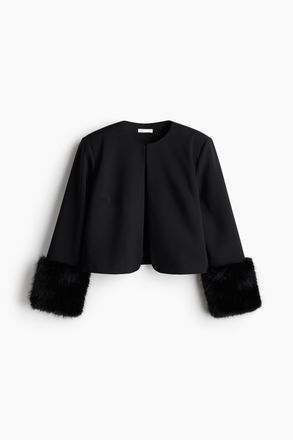 H&M Kurzjacke - Schwarz