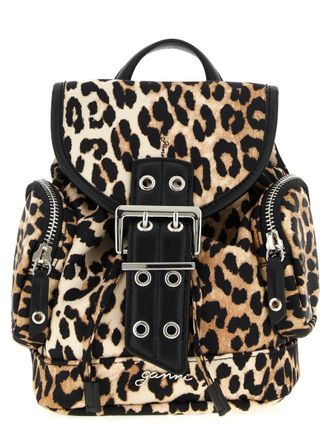 Ganni Mochila Ganni Animalier Bucky