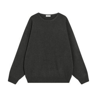 Fear of God Round-neck Knitwear, male, Black, Size: M Maglia