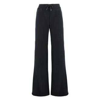 Off-white Wijde Broeken - Dames - Wijde Broeken - Zwart - M - Katoen - Broeken