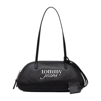 Tommy Hilfiger Shoulder Bags, female, Black, Size: ONE SIZE TJW Bold Shoulder Bag