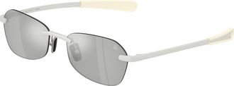 Moncler ME4017 ORRIS 10047I Mens Sunglasses Silver Size 55