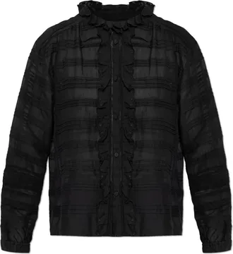 Isabel Marant Overhemden, Dames, Zwart, M, Katoen, Peline Top