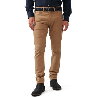 Rodd & Gunn Motion 2.0 Straight Leg Jeans in Camel at Nordstrom, Size 28