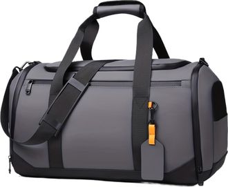 Generic Compatible For Large Capacity Travel Duffel Bag - Durable Cloth, Spacious & Stylish Sports Gym Weekend Overnight(White)