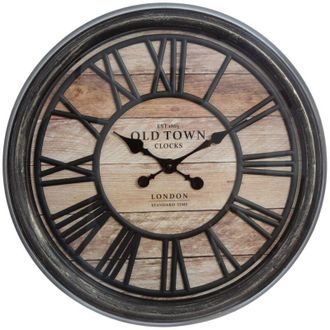 Atmosphera Reloj Decorativo En Relieve En Pl&aacute;stico Pr. 49 X Pr. 5,5 Cm