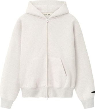 Fear of God FW26 Classic Zip-Up Hoodie Oatmeal Heather RW01500-0108