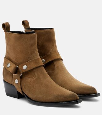 Golden Goose Debbie suede cowboy boots