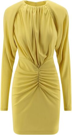 Stella McCartney Abito con ruches - Giallo