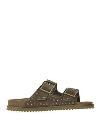 Colors Of California TWO BUCKLE SANDAL WITH STUDS