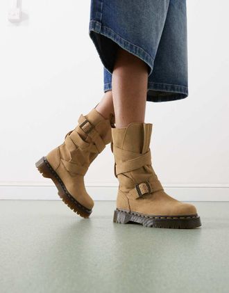 Dr. Martens Dr. Martens - Anistone - Stivali con fascette color cuoio savana-Marrone