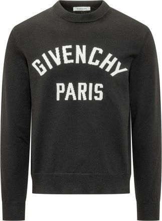 Givenchy Truien & Vesten, Heren, Zwart, XL, Katoen, Couture Seam Crewneck Sweater