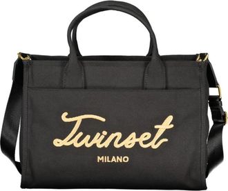 Twinset Tote Bag - Dames - Shoppers - Zwart - ONE Size - Katoen - Tassen