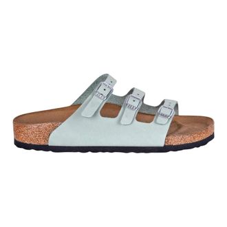 Birkenstock Sliders, female, Green, Size: 10 US Sandali Florida Narrow Fit