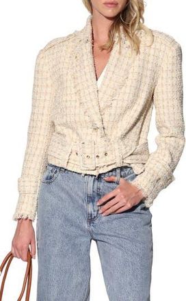 Walter Baker Vincenza Tweed Jacket in Sahara Tweed at Nordstrom Rack, Size X-Large