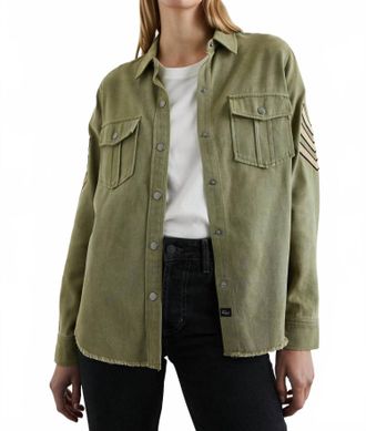 Rails Loren Shirt Jacket In Canteen