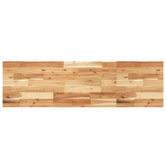 Berkfield Home Bathroom Vanity Top Oil Finished 140x40x4 cm Solid Wood Acacia in Brown | Size: 140 x 40 x 4 cm