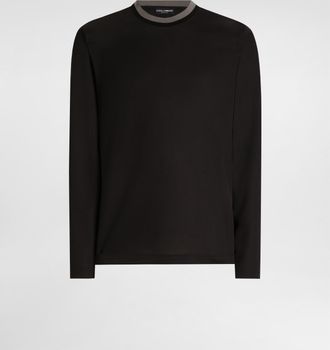 Dolce & Gabbana Jersey T-shirt - Man T-shirts And Polos Black 46