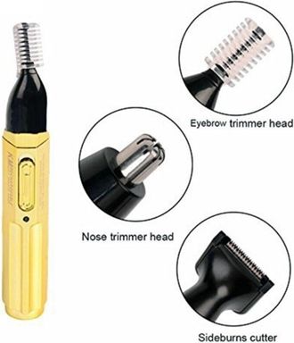 Trade Shop Trade Shop - Rasoio 3in1 Uomo Donna Depilatore Rifinitura Capelli Barba Ricaricabile Viaggio