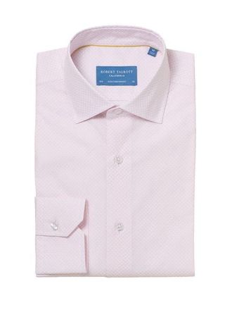 Robert Talbott Reynolds Contemporary Circle Print Shirt in Pink at Nordstrom, Size 15.535