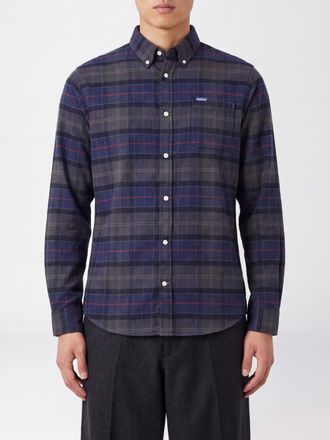 Barbour Shirt Men color Grey