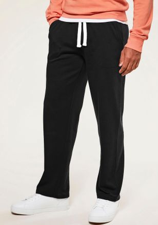 Kangaroos Sweathose KANGAROOS, Herren, Gr. XXL (60/62), N-Gr, schwarz, angeraute Sweatware, Obermaterial: 60% Baumwolle, 40% Polyester, unifarben, bequem lang, 