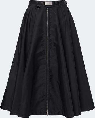 Prada Re-Nylon belted midi skirt