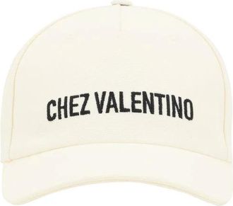 Valentino Garavani Caps, male, Beige, Size: 58 CM Chez Valentino Baseball Hat