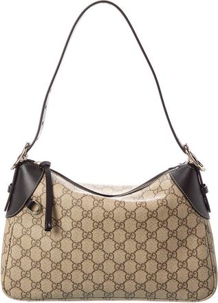 Gucci Gg Emblem Medium Leather Shoulder Bag
